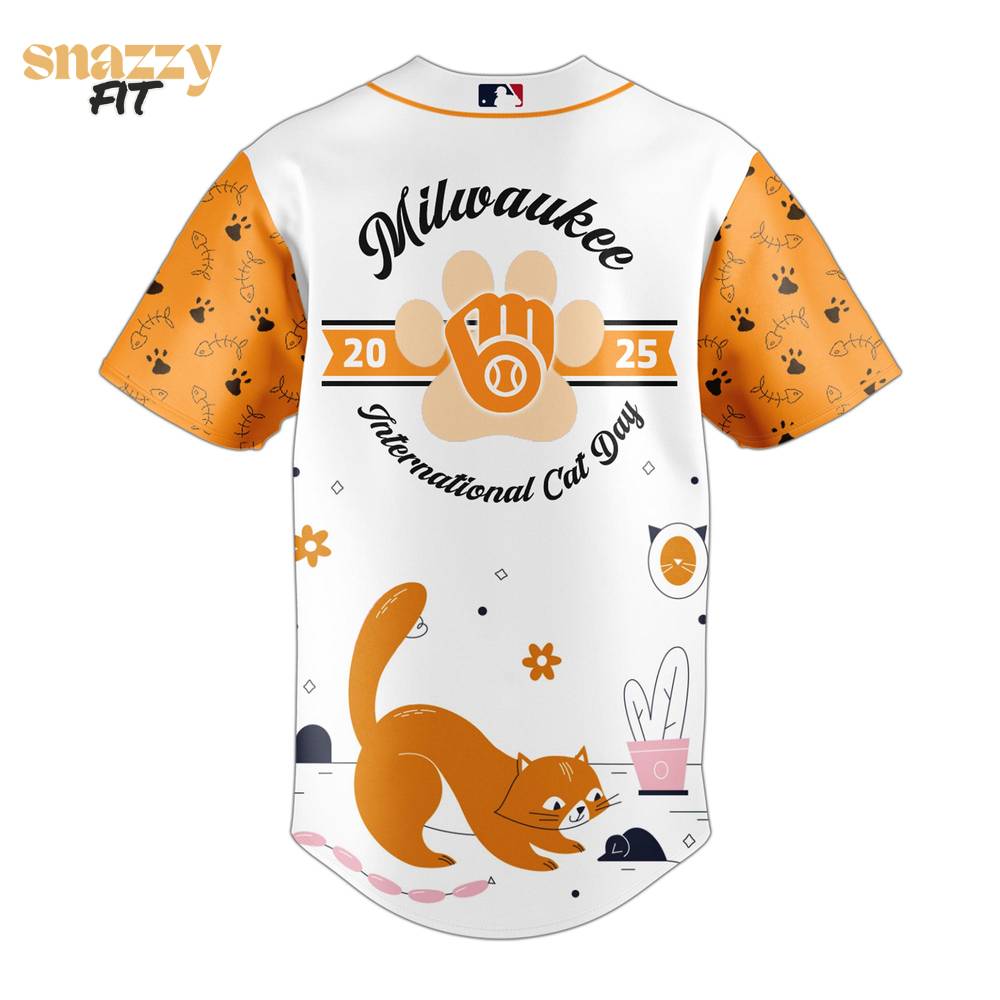 Milwaukee Brewers International Cat Day Jersey Milwaukee Brewers International Cat Day Jersey