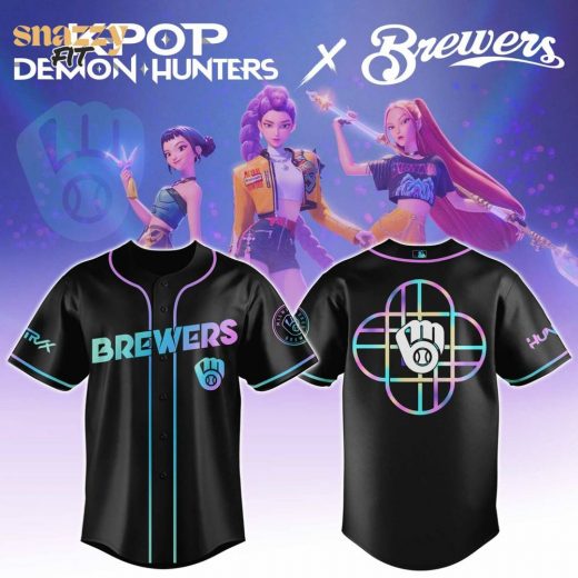 Milwaukee Brewers KPop Demon Hunters Movie Jersey Editions Limited 2025