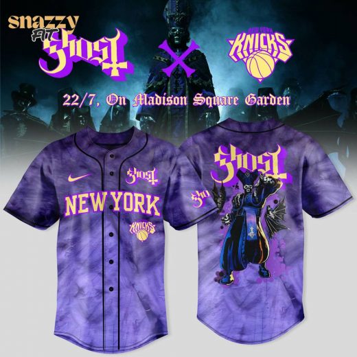 New York Knicks Ghost Band World Tour Jersey