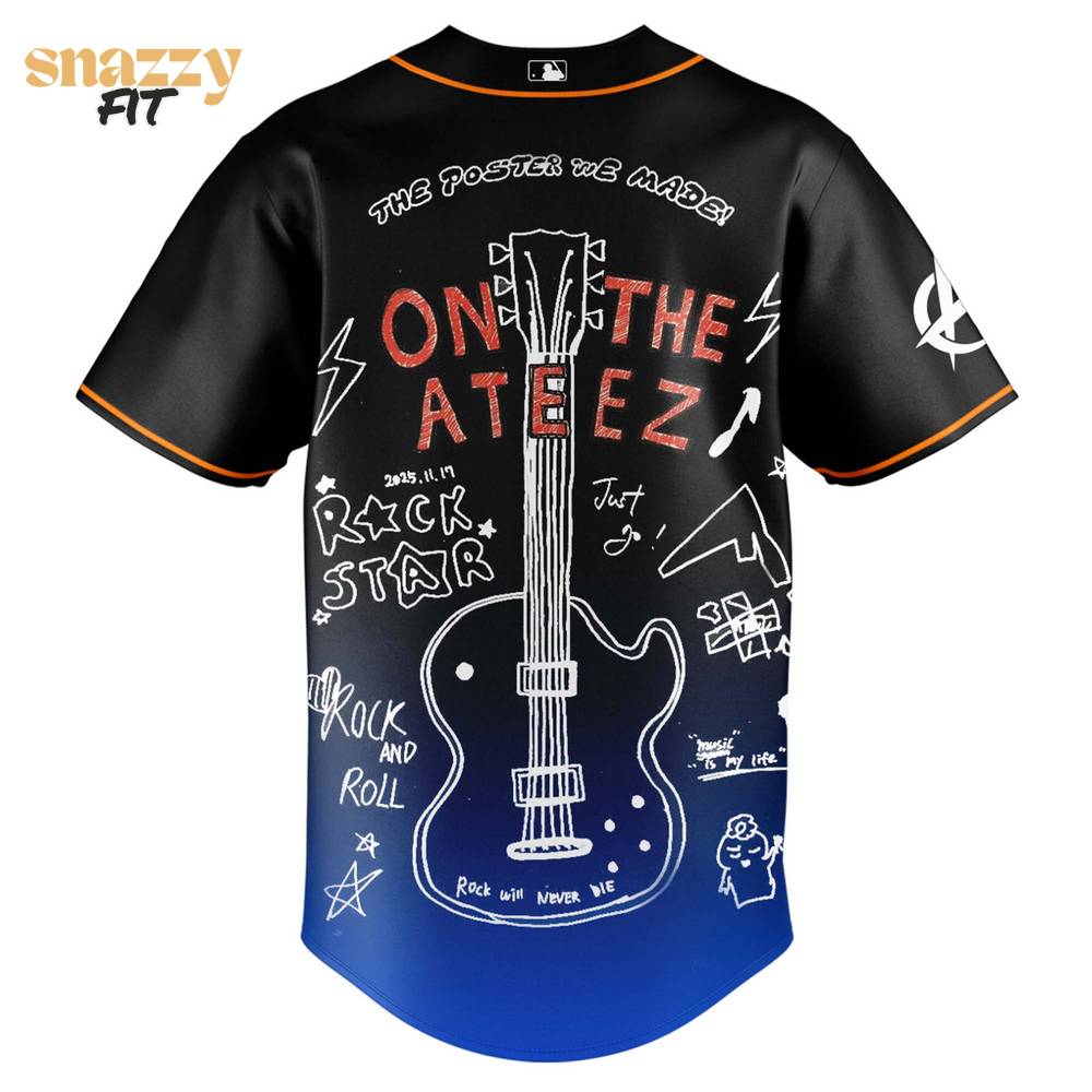 New York Mets ATEEZ World Tour Jersey Limited Edition 2025 New York Mets ATEEZ World Tour Jersey Limited Edition 2025