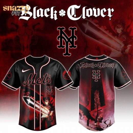 New York Mets Black Clover Edition Jersey 2025