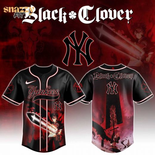 New York Yankees Black Clover Edition Jersey 2025