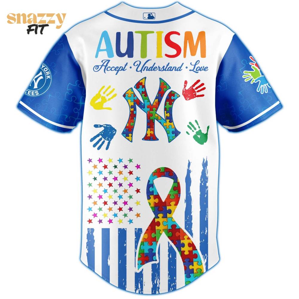 New York Yankees Special Autism Awareness Month Limited Edition Jersey New York Yankees Special Autism Awareness Month Limited Edition Jersey