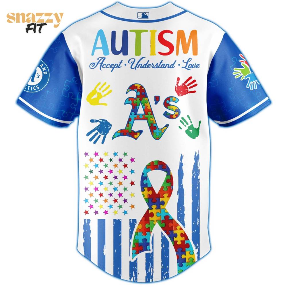 Oakland Athletics Special Autism Awareness Month Limited Edition Jersey Oakland Athletics Special Autism Awareness Month Limited Edition Jersey