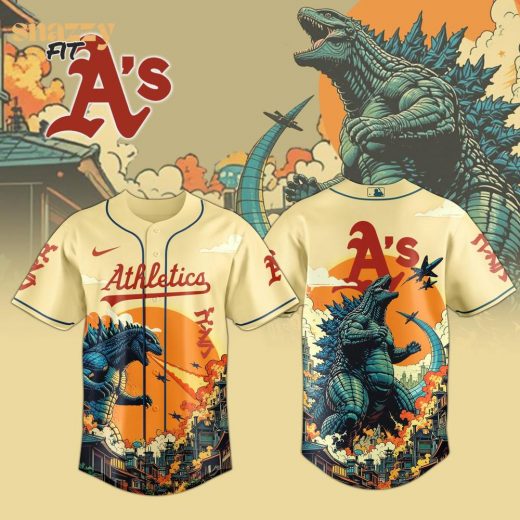 Oakland Athletics Special Godzilla Limited Edition Jersey