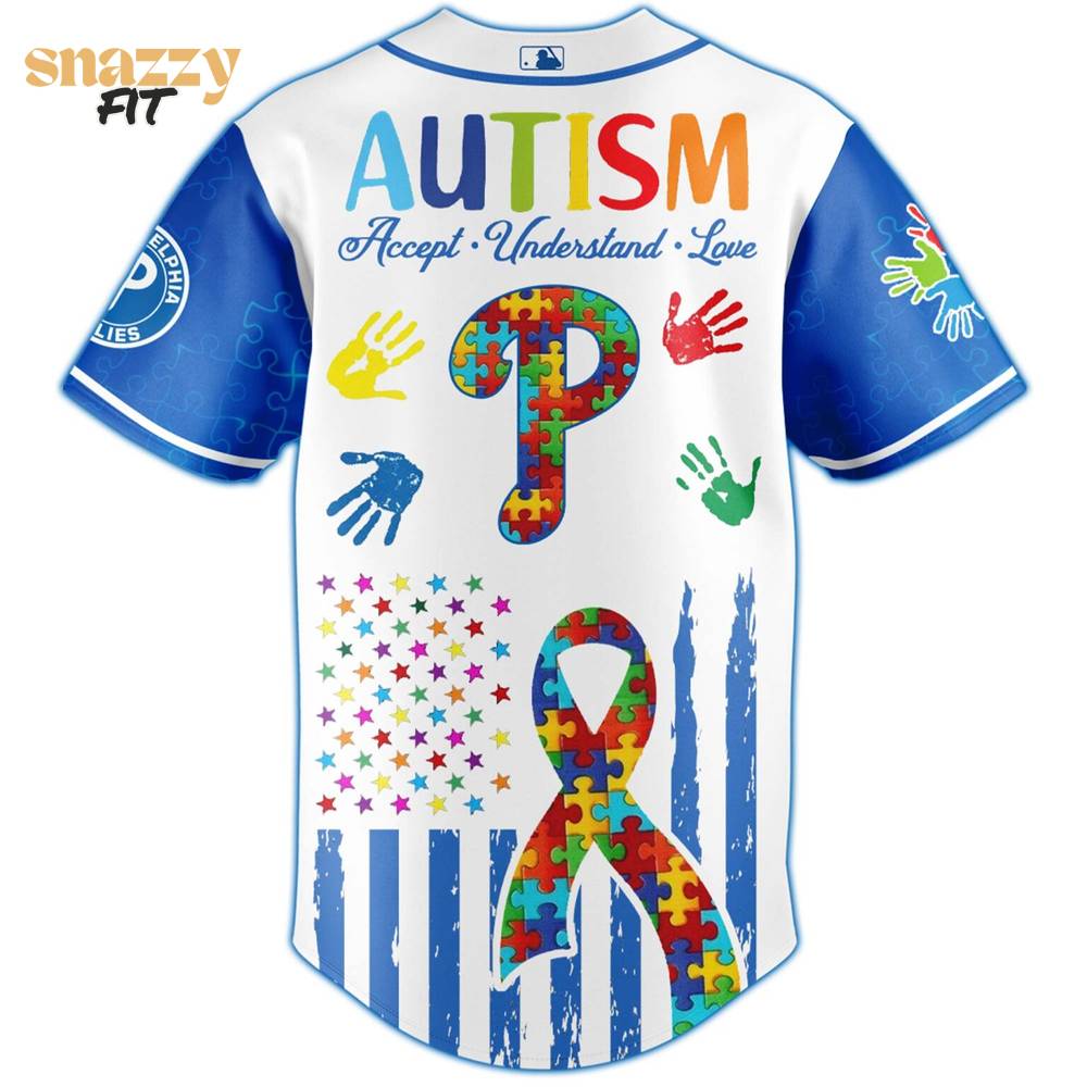 Philadelphia Phillies Special Autism Awareness Month Limited Edition Jersey Philadelphia Phillies Special Autism Awareness Month Limited Edition Jersey