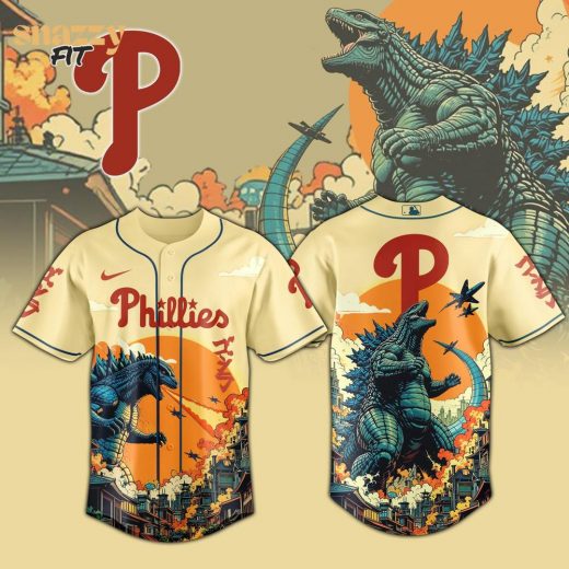 Philadelphia Phillies Special Godzilla Limited Edition Jersey