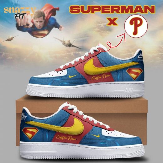 Philadelphia Phillies Superman Limited Edition Shoes
