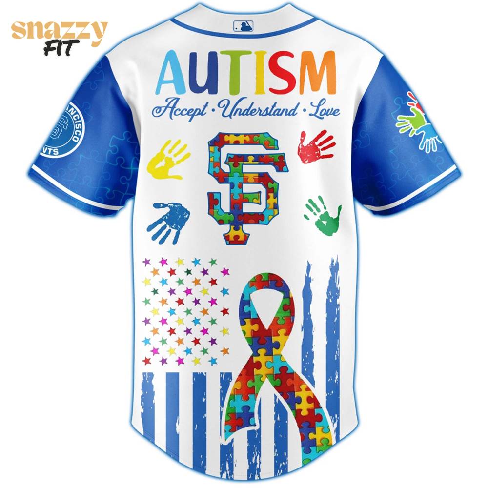 San Francisco Giants Special Autism Awareness Month Limited Edition Jersey San Francisco Giants Special Autism Awareness Month Limited Edition Jersey