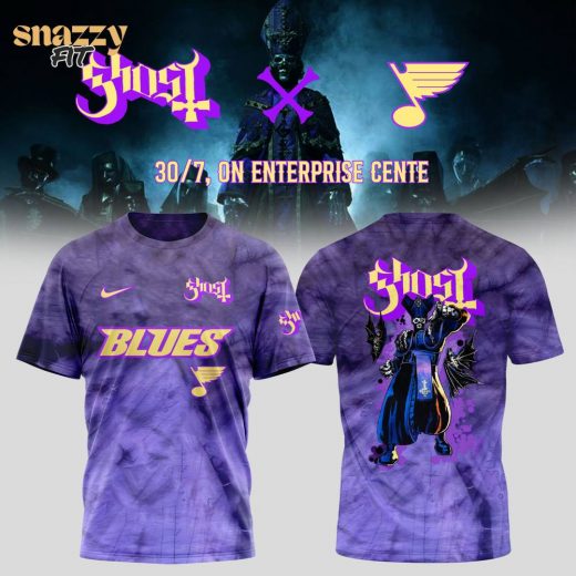 St. Louis Blues Ghost Band World Tour Tshirt