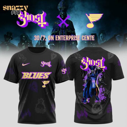 St. Louis Blues Ghost Band World Tour Tshirt V2