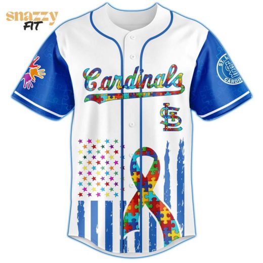 St. Louis Cardinals Special Autism Awareness Month Limited Edition Jersey