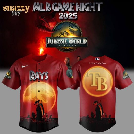 Tampa Bay Rays Baseball Jurassic World Rebirth Limited Edition Jersey