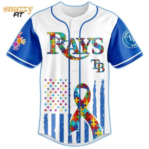 Tampa Bay Rays Special Autism Awareness Month Limited Edition Jersey