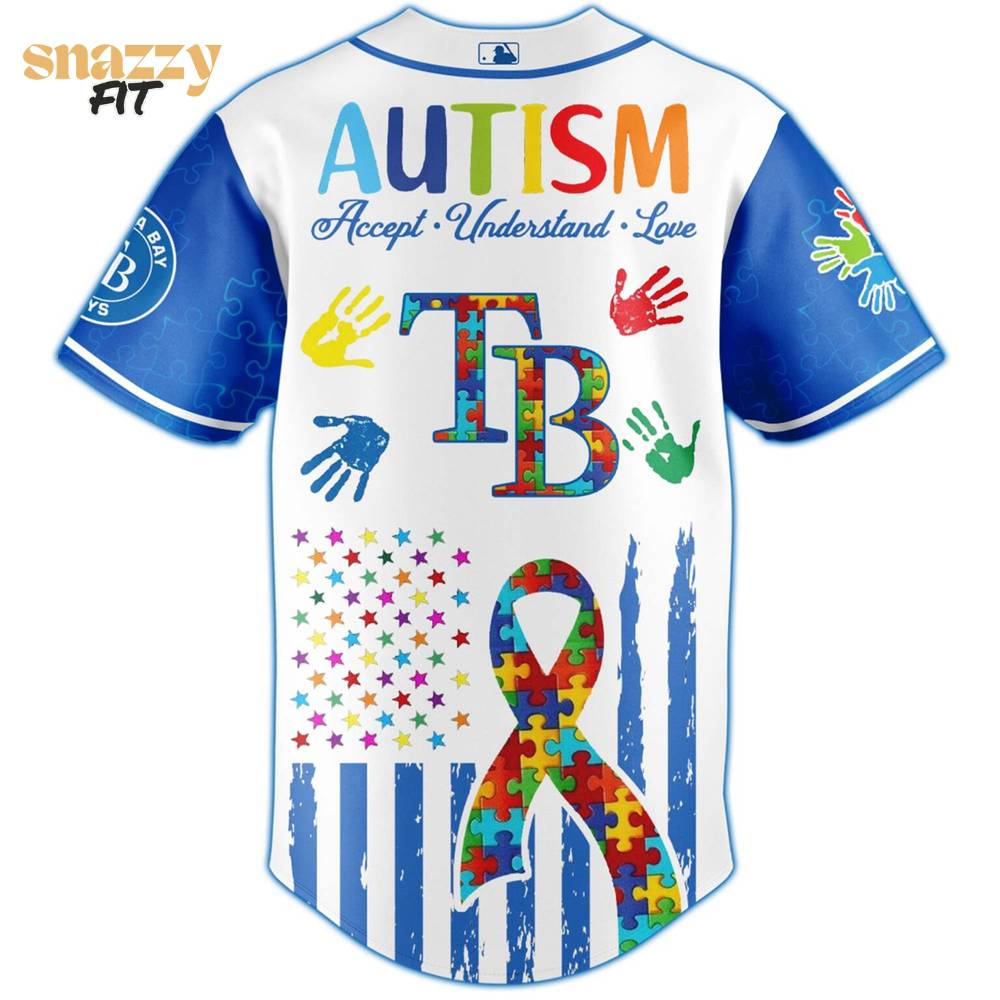Tampa Bay Rays Special Autism Awareness Month Limited Edition Jersey Tampa Bay Rays Special Autism Awareness Month Limited Edition Jersey