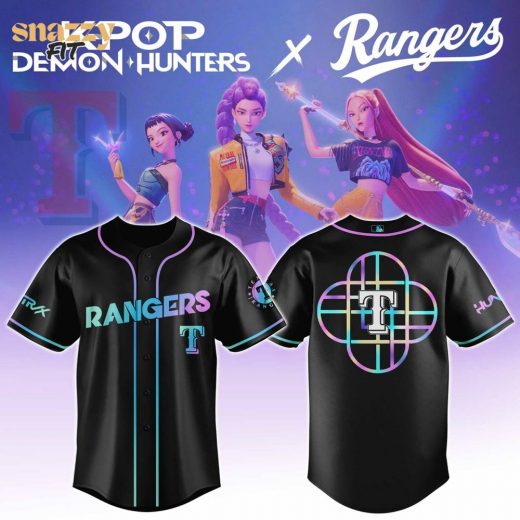 Texas Rangers KPop Demon Hunters Movie Jersey Editions Limited 2025