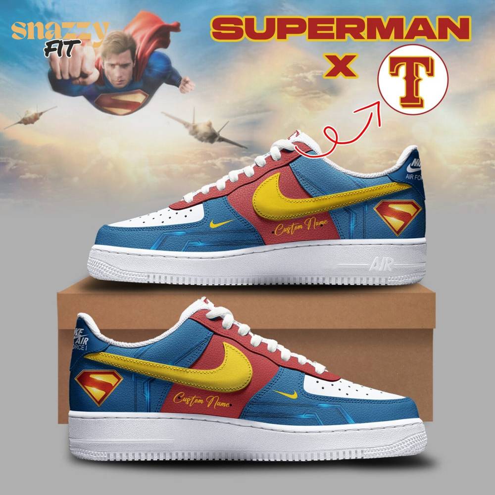 Texas Rangers Superman Limited Edition Shoes Texas Rangers Superman Limited Edition Shoes