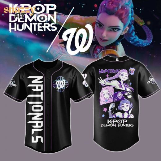 Washington Nationals KPop Demon Hunters Movie Jersey Editions Limited 2025 V2