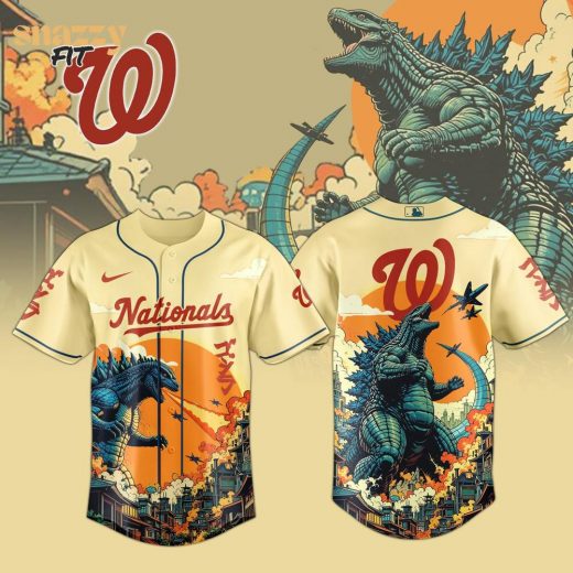Washington Nationals Special Godzilla Limited Edition Jersey